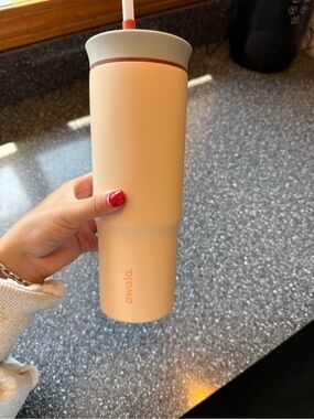 24 ounce traveler cup with straw owala